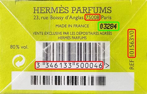 hermes perfume decode batch numbers|hermes decoder.